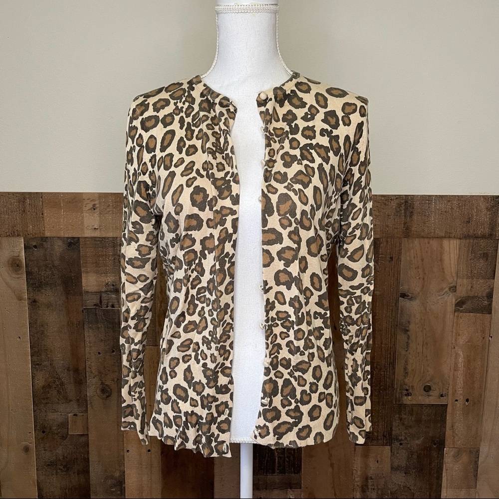 Merona Animal Print Sweater Size L